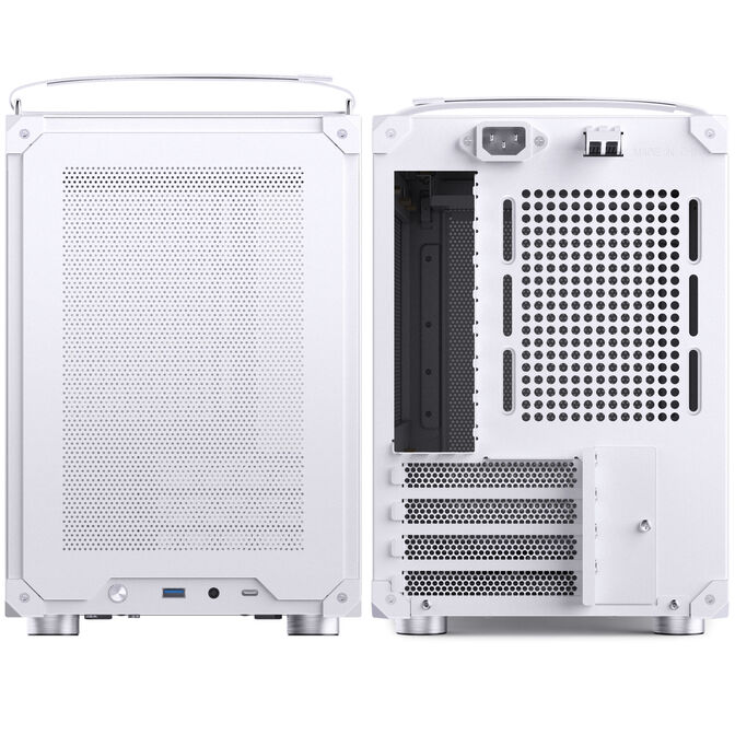 Jonsbo C6 MAX PC case, mini case, Micro-ATX, Tempered Glass - white image number 18