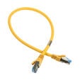 InLine Patch Cable Cat.6A, S/FTP (PiMf), 500MHz, yellow - 0.5m image number null