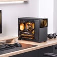 Jonsbo D31 Screen Micro-ATX Geh&auml;use, Tempered Glass - schwarz image number null