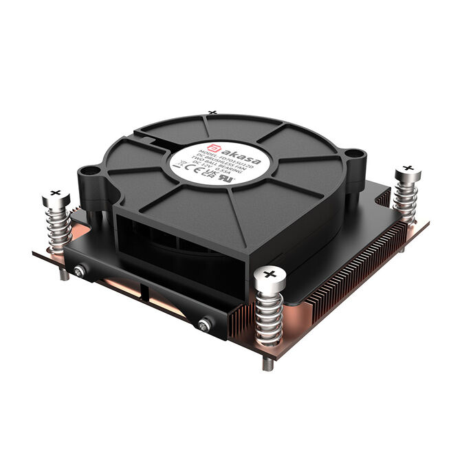 Akasa 1U Intel LGA 1700 CPU cooler - copper image number 0