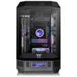 Thermaltake The Tower 300 PC-Geh&auml;use, Mini-Geh&auml;use, mATX, Tempered Glass - inklusive 2x 140-mm-L&uuml;fter, schwarz image number null