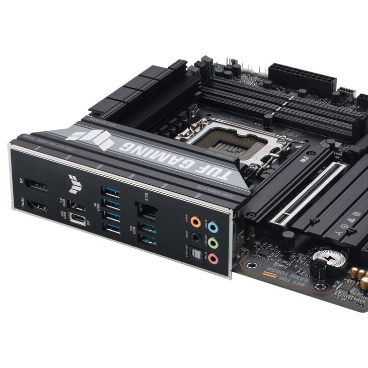 ASUS TUF Gaming B860M-Plus Mainboard, Sockel LGA 1851, Intel B860, Micro-ATX, DDR5 image number 4