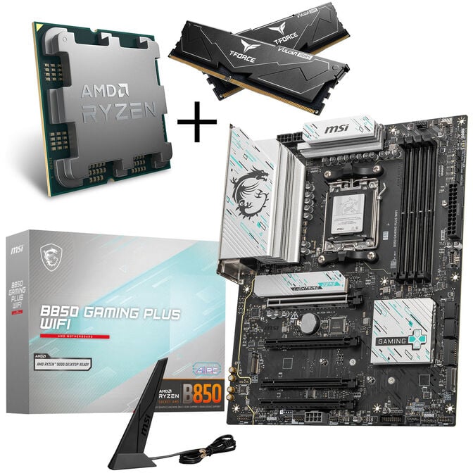King Mod Systems AMD/MSI Upgrade-Bundle, AMD Ryzen-CPU, MSI-Mainboard, DDR5 RAM image number 0