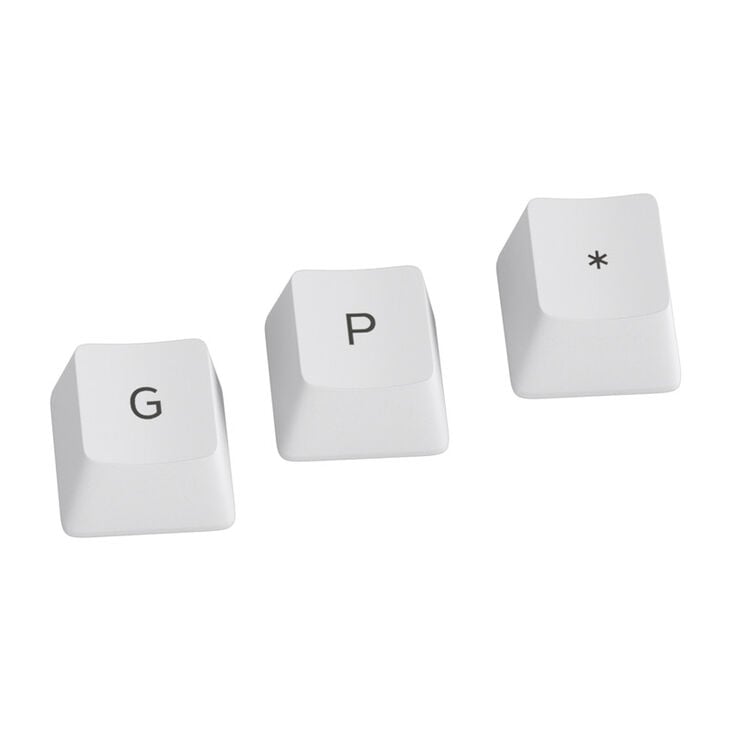 Glorious GPBT Keycaps - 114 PBT Caps, ANSI, US Layout, Arctic White image number 1