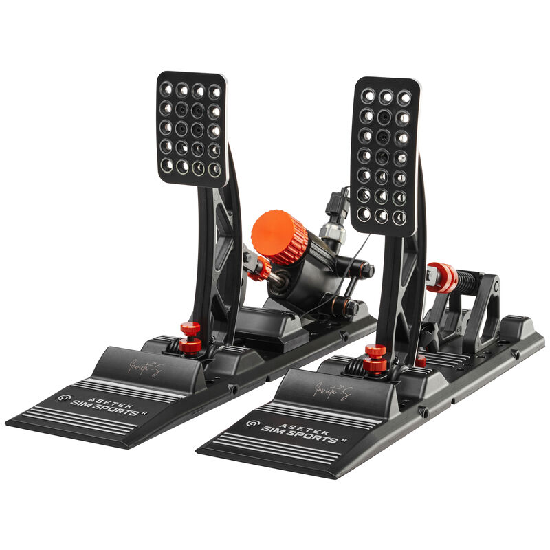 Asetek SimSports Invicta S-Series THORP II Pedalset - schwarz