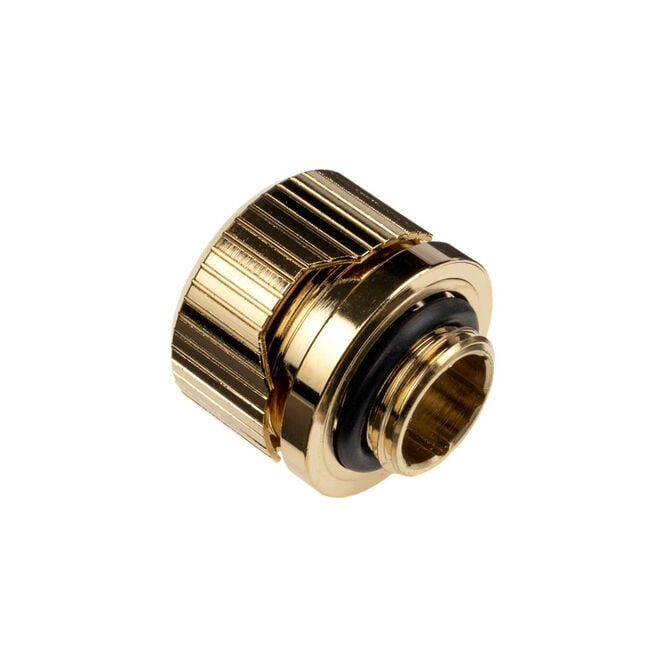EK Water Blocks EK-Torque HDC 14 Anschluss gerade G1/4 Zoll AG auf 14mm AD Hardtube - gold image number 1
