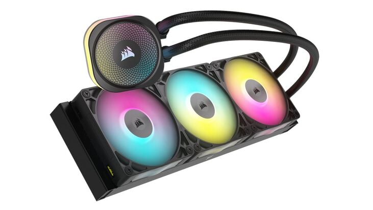 Corsair iCUE LINK Titan 360 RX RGB Complete Water Cooling - 360 mm, black image number 1