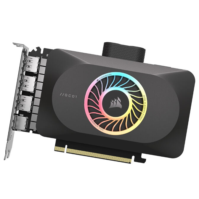 Corsair iCUE LINK XG3 RGB GPU Water Block - Acrylic, Nickel image number 4