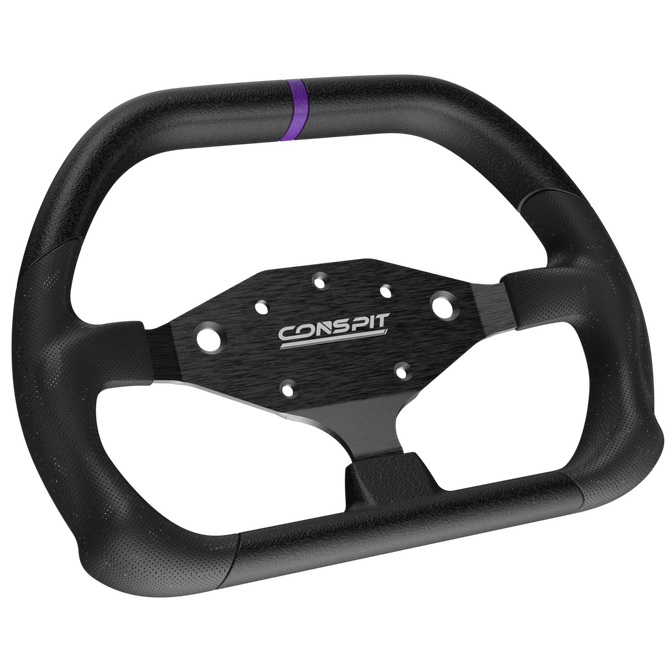 Conspit DX320 Steering Wheel - D-Shape image number 0