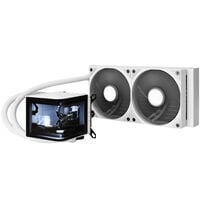 TRYX PANORAMA 240 All-in-One Liquid Cooling, 3D-AMOLED Display – 240mm, White