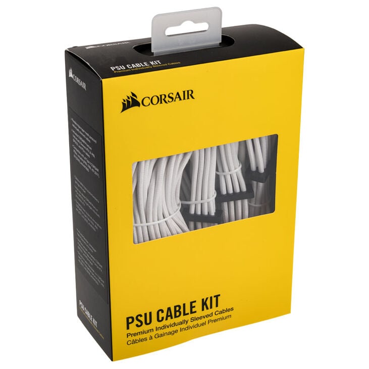Corsair Premium Sleeved Kabel-Set (Gen 4) - weiß image number 3