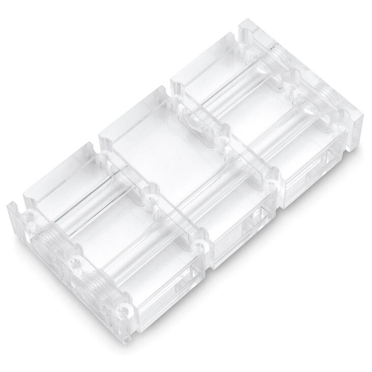 EK Water Blocks EK-Scalar Quad 2-Slot - Acryl image number 0