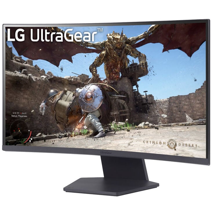 LG UltraGear 27GS60QX-B, 68,6 cm (27 Zoll) Curved, 180Hz, FreeSync, VA - DP, 2xHDMI image number 2