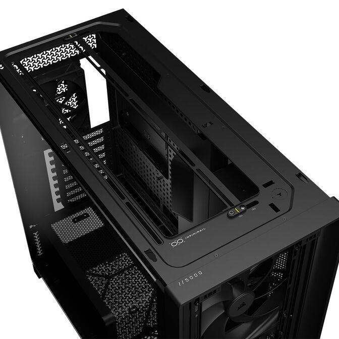 Corsair FRAME 5000D Wood RS PC-Geh&auml;use, Midi-Tower, E-ATX, Tempered Glass - inklusive 3x L&uuml;fter, schwarz, Holz image number 10