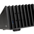Streacom ST-FC10B Alpha Fanless HTPC Aluminium Geh&auml;use - schwarz image number null