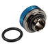 Bitspower Multi-Link Adapter connection straight G1/4 inch female thread to 14mm OD hard tube - glossy black image number null