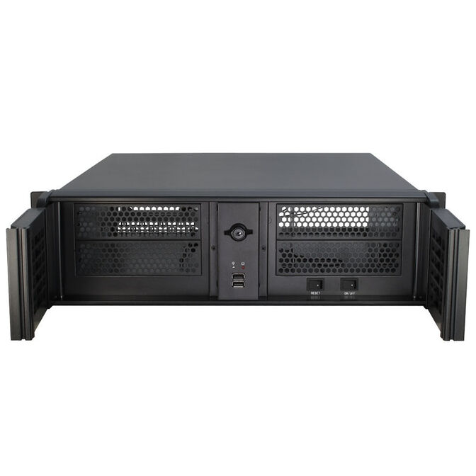 Inter-Tech 3U 3098-S, 19" Rack Servergeh&auml;use - schwarz image number 2