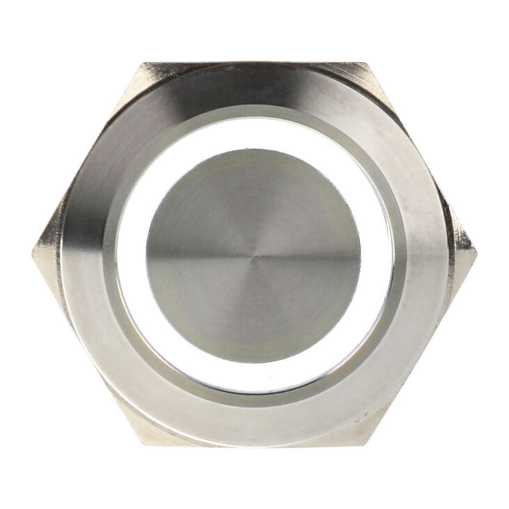 DimasTech Vandalism switch/button 25mm - Silverline - white image number 1
