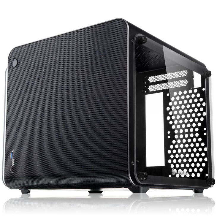 Raijintek METIS EVO TG Mini-ITX Gehäuse, Tempered Glass - schwarz image number 0