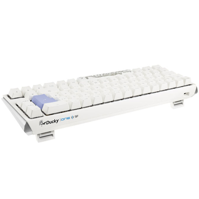 Ducky One 3 Classic Pure White SF Gaming Keyboard, RGB LED - MX-Red image number 2