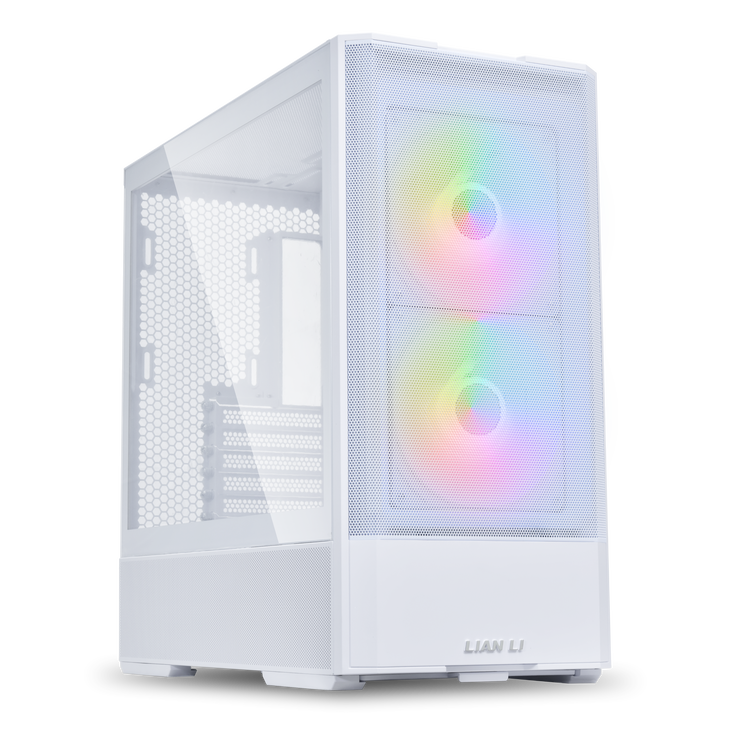 Lian Li LANCOOL 207 PC Gehäuse, Midi-Tower, ATX, Tempered Glass - weiß image number 0