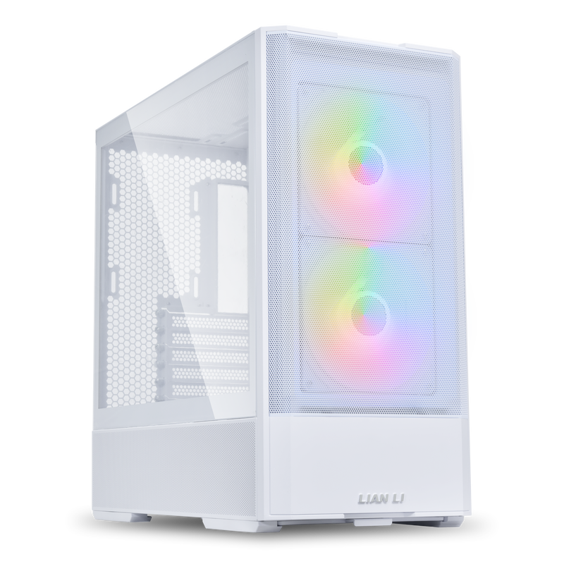 Lian Li LANCOOL 207 PC Gehäuse, Midi-Tower, ATX, Tempered Glass - weiß
