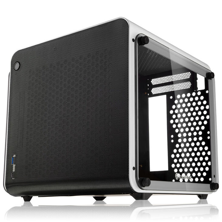 Raijintek METIS EVO TG Mini-ITX case, Tempered Glass - white image number 0