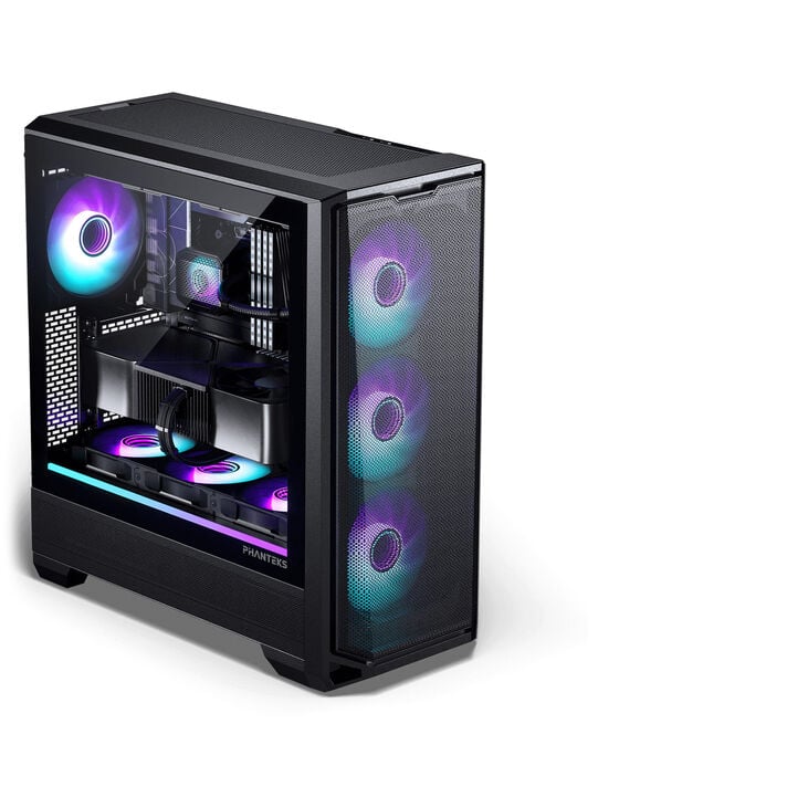 PHANTEKS Eclipse G400A PC-Gehäuse, Midi-Tower, E-ATX, Tempered Glass, D-RGB - schwarz image number 4
