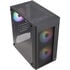 Aerocool Hexform-G-BK-v2 Midi-Tower, Tempered Glass - schwarz image number null