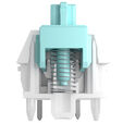 Glorious Lynx Standard Switches, mechanisch, 5-Pin, linear, MX-Stem, 40g - lubed, 36 St&uuml;ck image number null