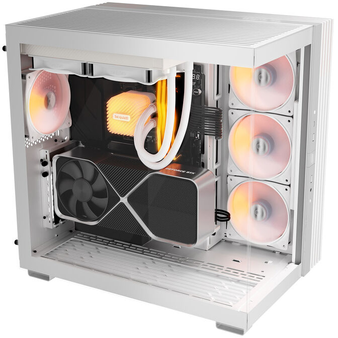 be quiet! Light Base 600 DX Midi-Tower, Tempered Glass, ARGB - wei&szlig; image number 1