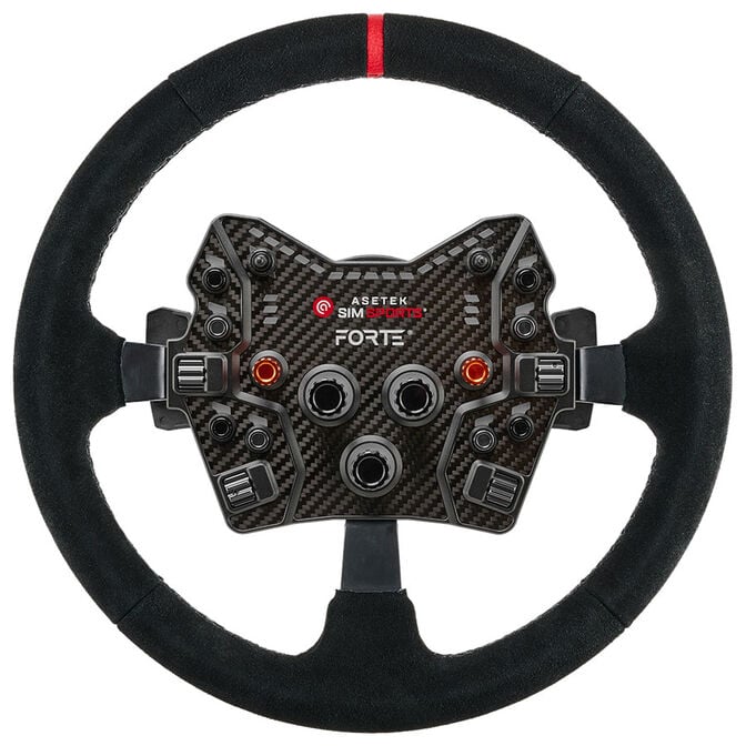 Asetek SimSports GT Rim, gew&ouml;lbt, 340 mm - schwarz, wildleder image number 5