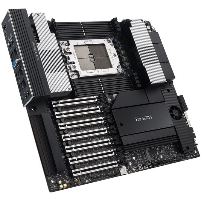 ASUS Pro WS WRX90E-Sage SE, AMD WRX90 Mainboard, Sockel sTR5, DDR5 image number 1