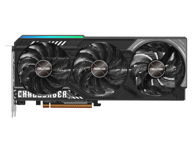 ASrock Radeon RX 9070 Challenger Grafikkarte, 16384 MB GDDR6 image number 2