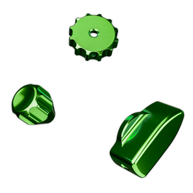 Ascher Racing Knob Kit Pro &ndash; Maniti Green image number 0