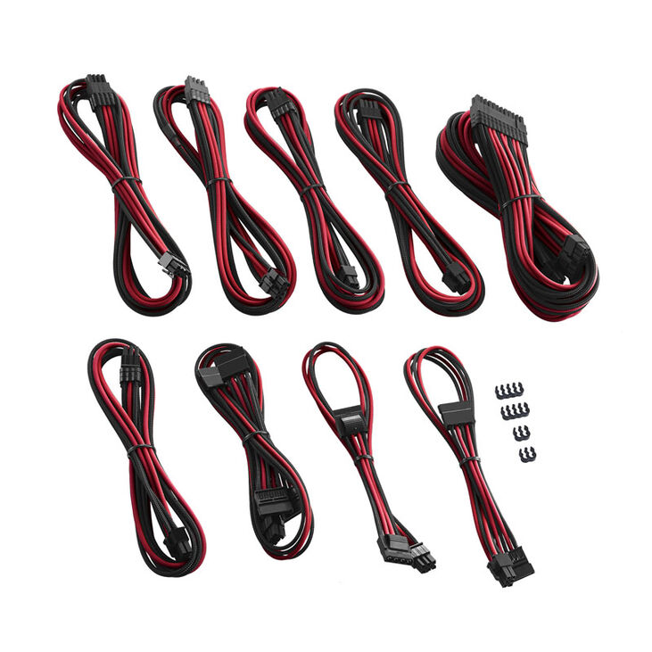 CableMod C-Series PRO ModMesh Cable Kit für Corsair AXi/HXi/RM (Yellow Label) - schwarz/rot image number 1