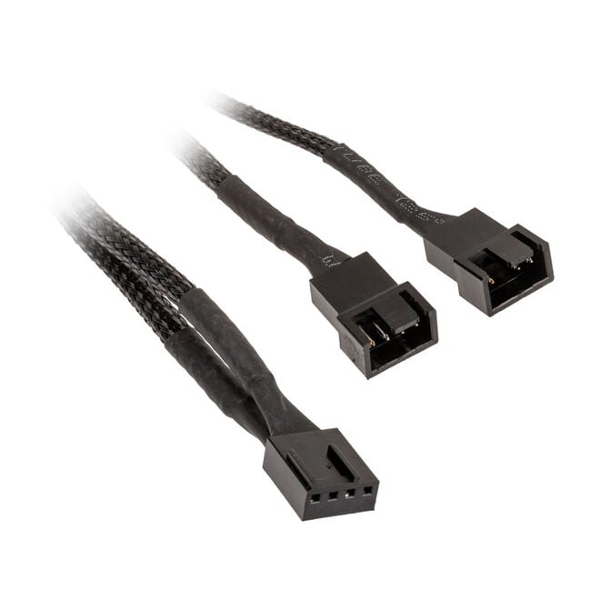 Akasa PWM L&uuml;ftersplitter, 4er Pack - schwarz image number 1
