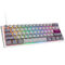 Ducky One 3 Mist Grey Mini Gaming Keyboard, RGB LED - MX-Ergo-Clear (US)