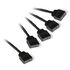 Alphacool Y-Splitter aRGB 3-pin to 4x 3-pin 60cm - black image number null