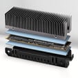 AXAGON CLR-M2XT M.2 SSD Passive Cooler, Aluminium - 2280 image number null