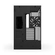 NZXT H9 Flow PC-Geh&auml;use, Midi-Tower, ATX, Tempered Glass - schwarz image number null