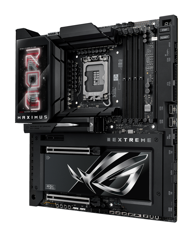 ASUS ROG Maximus Z890 EXTREME Mainboard, Sockel LGA 1851, Intel Z890, E-ATX, DDR5 image number 4