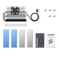 Greygear heatpipe cooler for M.2 NVMe 2280 SSD, PWM fan - 25 mm image number null