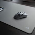 CORSAIR MM Gaming-Mauspad, Stoffoberfl&auml;che, Anti-Fray-Kanten - grau, XL image number null
