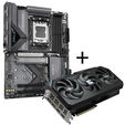 GIGABYTE Radeon RX 9070 XT Gaming OC 16G Grafikkarte + GIGABYTE X870 Eagle WiFi7, AMD X870 Mainboard image number null