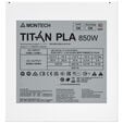 Montech Titan PLA 850W, 80 PLUS & Cybenetics Platinum, modular, PCIe 5.1 - 850 Watt, wei&szlig; image number null