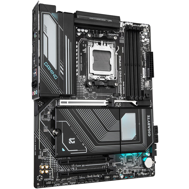 GIGABYTE B850 Gaming X WiFi6E Mainboard, Sockel AM5 (LGA 1718), AMD B850, ATX, DDR5 image number 1