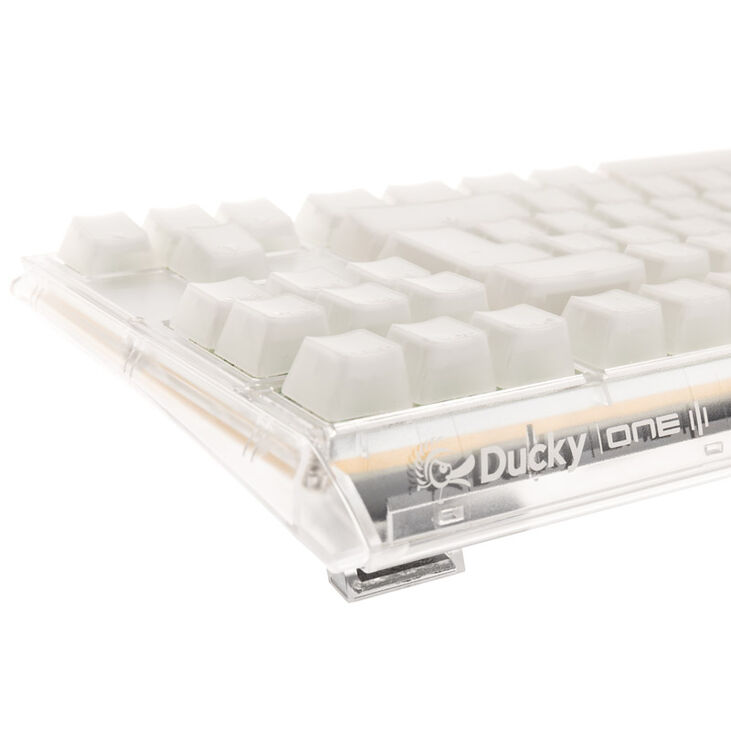 Ducky One 3 Aura White TKL Gaming Keyboard, RGB LED - MX-Speed-Silver image number 6
