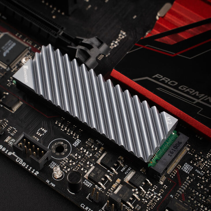 Jonsbo M.2-3 M.2 SSD passive cooler - grey image number 5