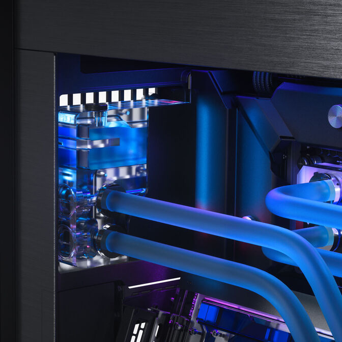 Phanteks Glacier EZ-Fit 120RES-DDC Body DDC Reservoir, ARGB - 120mm, black image number 12